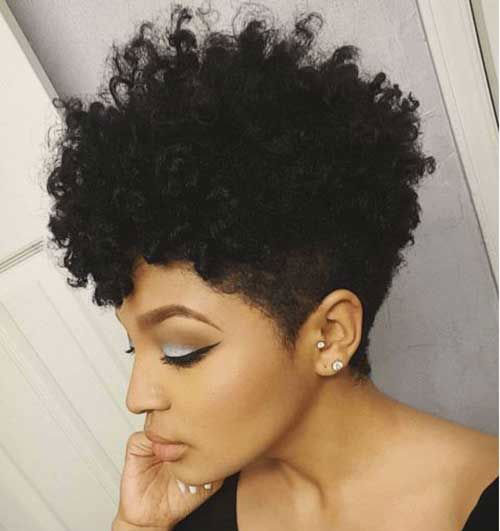 Short Curly Hairstyles for Natural Black Hair