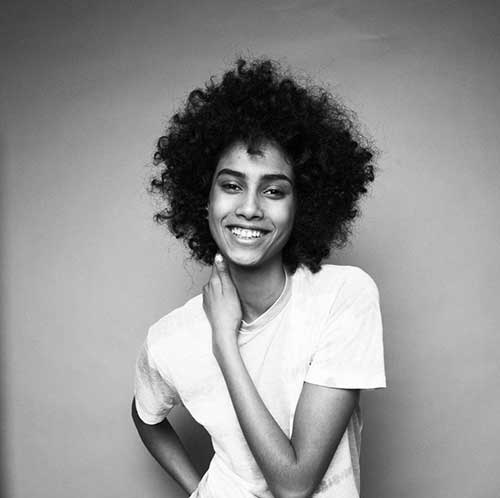 Kinky Curls Afro Hairstyles for Short Hair-11