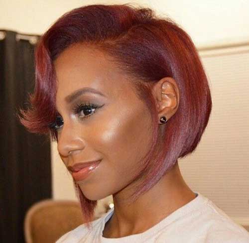 Short Weave Hairstyles for Black Women-11