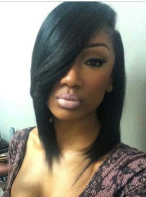 Short Weave Hairstyles for Black Women-29
