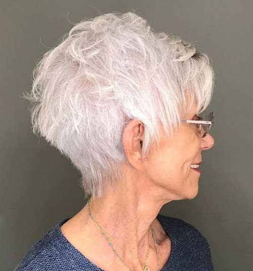 Short Hairstyles for Thick Hair Over 50