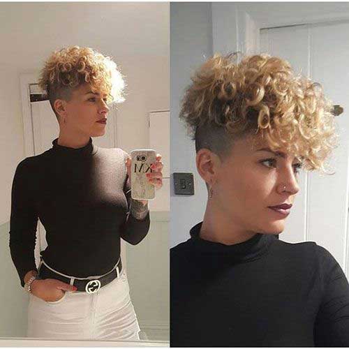 Pixie Haircuts for Curly Hair-33