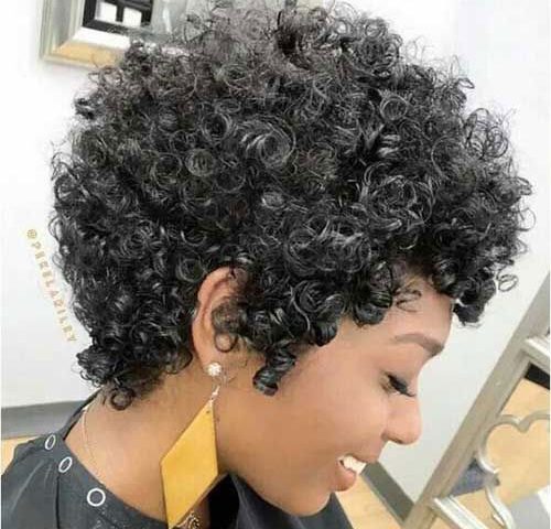 Natural Black Women Short Haircuts