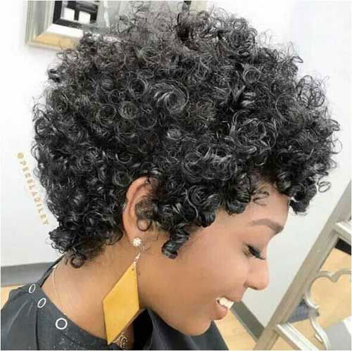 Natural Short Hairstyles for Black Females